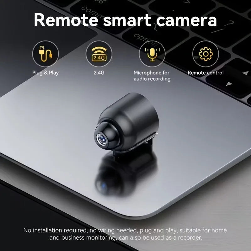 Mini 1080P Wireless Security Camera – Night Vision & Motion Alerts | Discreet Indoor Surveillance for Home, Office & Travel - Shoppiline