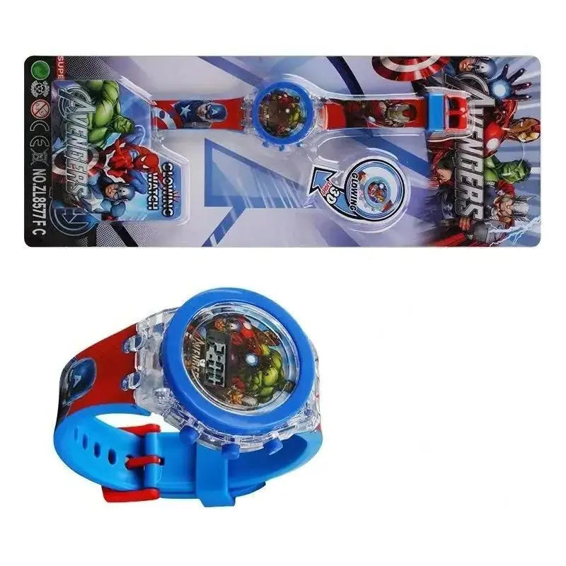 Anime Flash Spiderman Hulk Kinderuhr Jungen Cartoon Avenger Kinderuhr Jungen Mädchen Studentenuhr Geschenk