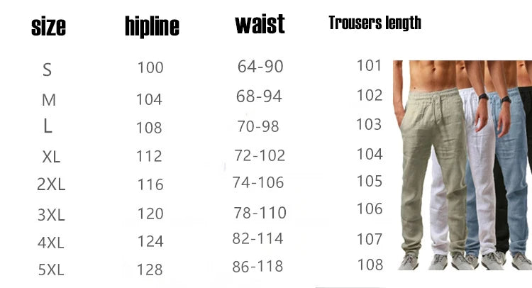 2025 summer men's cotton and linen oversized wide leg pants, men's artistic style elastic waist solid color casual loose pants