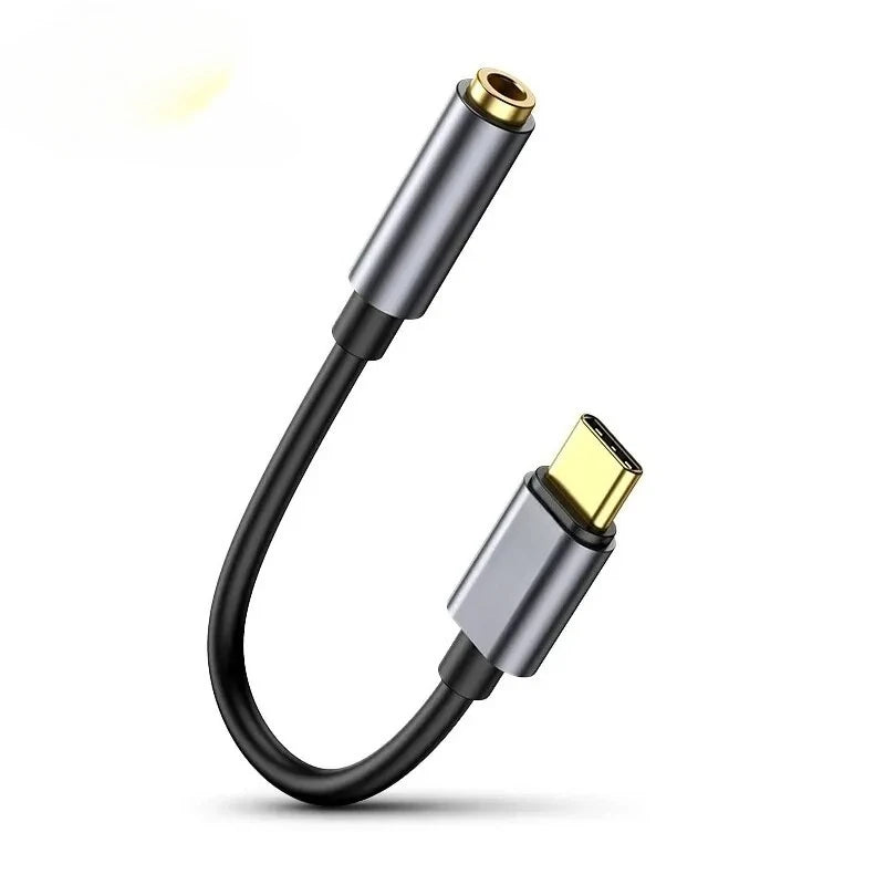 Type C to 3.5mm Earphone Jack AUX USB C Cable Adapter for P40 P30 Pro 10 9 Type C Headphone Audio Adapter