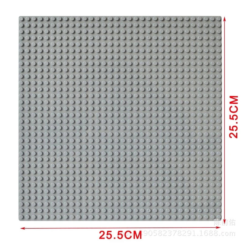 25.5*25.5cm 32x32 Baseplate Classic Building Blocks Base Plate Bricks Parts Compatible Building Blocks Teenagers Bricks Toys
