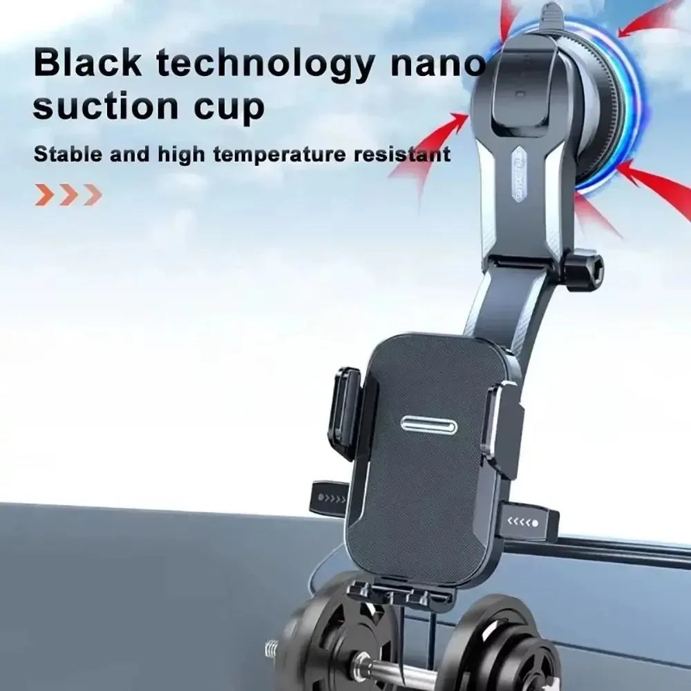 Suction Cup Car Phone Holder 360° Rotation Car Dashboard GPS Navigation Mount Stand For iPhone Samsung Xiaomi Smartphone Bracket