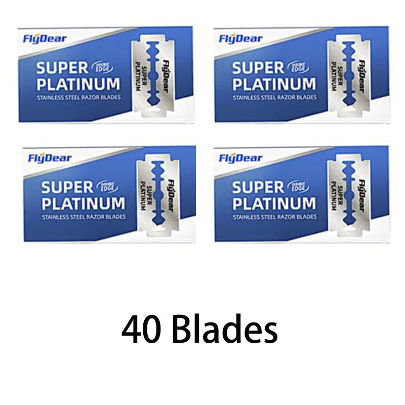 barber shop tools Stainless steel razor blade cuchillas de afeitar old-fashioned manual double-sided razor blade hairdressing
