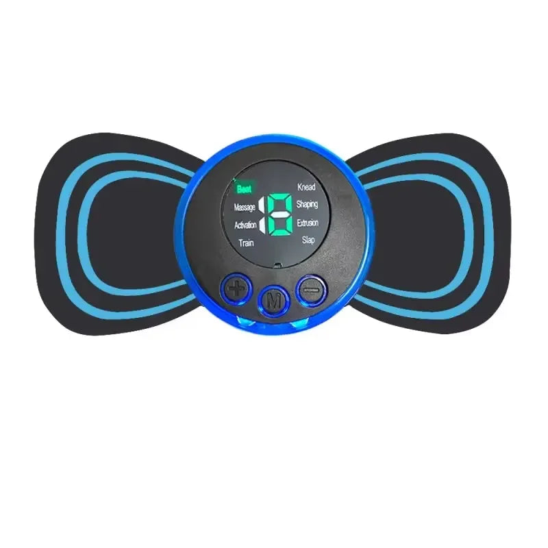 Muscle Electric Massager 2/3/4 Pcs EMS Neck Massage Machine 8 Modes 19 Levels of Strength Vibrater Instrument Treatment
