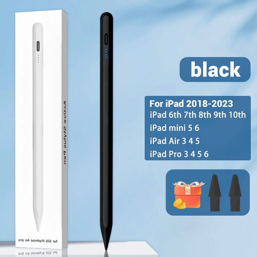 Für iPad Pencil 2 1 mit Handballenabweisung, Leistungsanzeige, iPad Zubehör, iPad 2022 2021 2020 2019 2018 Pro 11 12.9 Air Mini Stylus Pen
