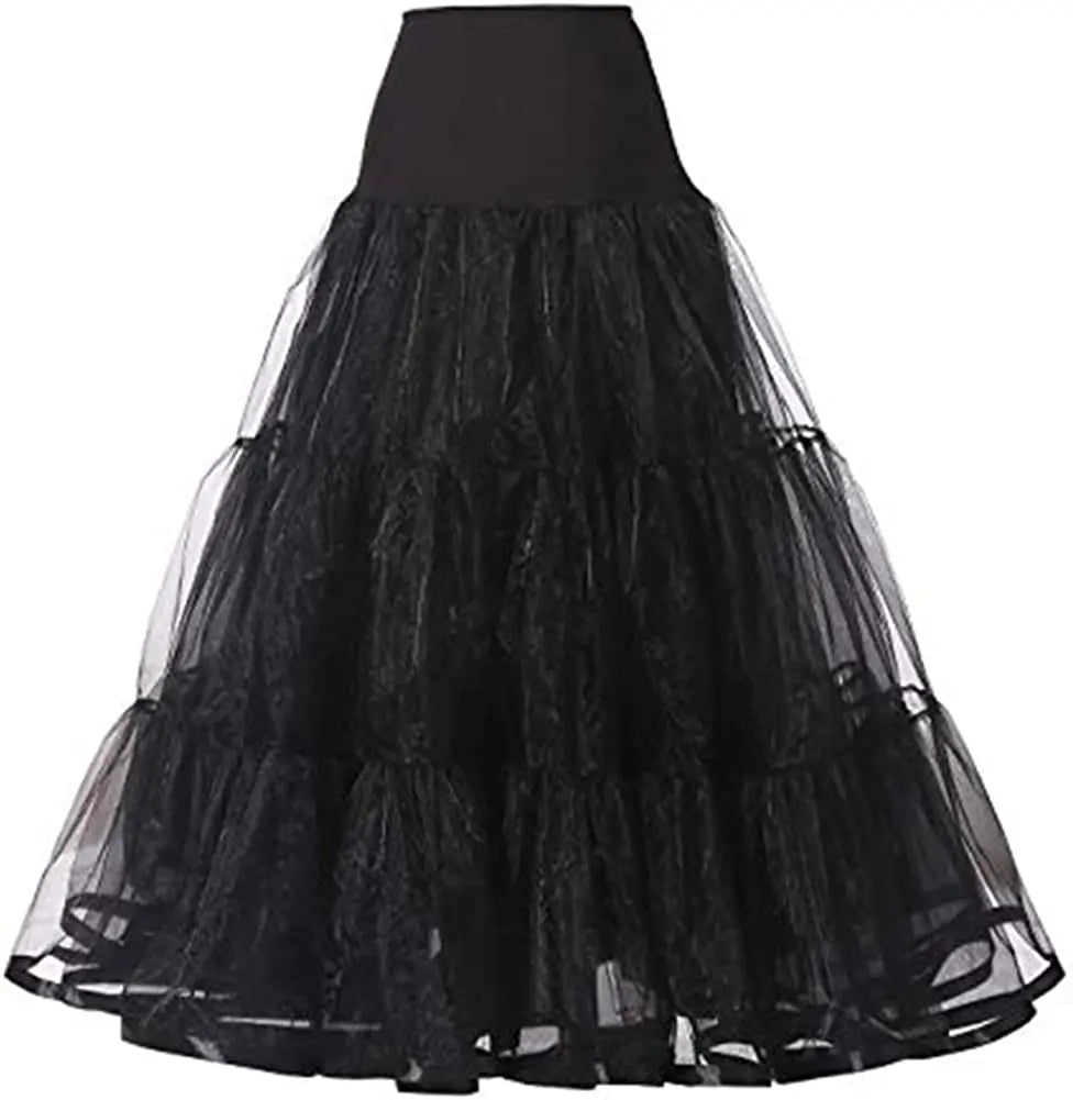 Women's 1 Meter Long Bridal Petticoat Big Wing Boneless Bride Wedding Dance Underskirt Dress Puff Skirt Petticoat Skirt