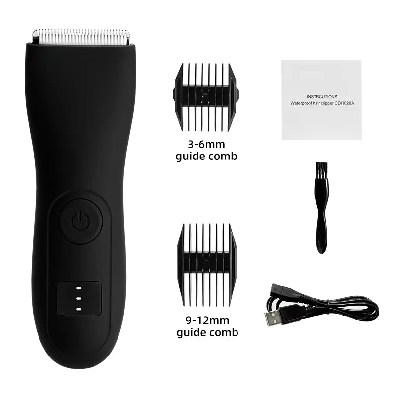 Mens Body Hair Trimmer for Men Balls Women Lady Shaver Hair Removal Bikini Trimmer Groin & Body Shaver Groomer Arm Beard Razor