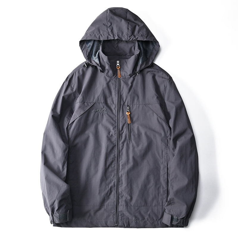 Windbreaker Herren Taktische Jacke Wasserdicht Outdoor Kapuzenmantel Sport Militär Europäische Größe S-5XL Feldklettern Dünne Oberbekleidung