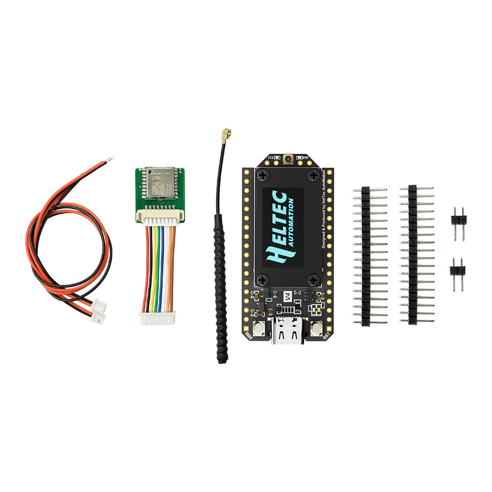 Heltec WiFi LoRa 32 V4 ESP32 SX1262 GPS 0.96 inch OLED Solar Powered Dev-Board WiFi BLE Low Power Type C For Arduino IoT - Shoppiline