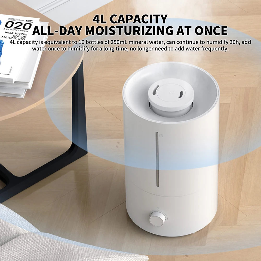 Original MIJIA Humidifier 2 300mL/h Humidification 4L Large Capacity Mist Maker Add Water Home Humidity Control Low Sound CN