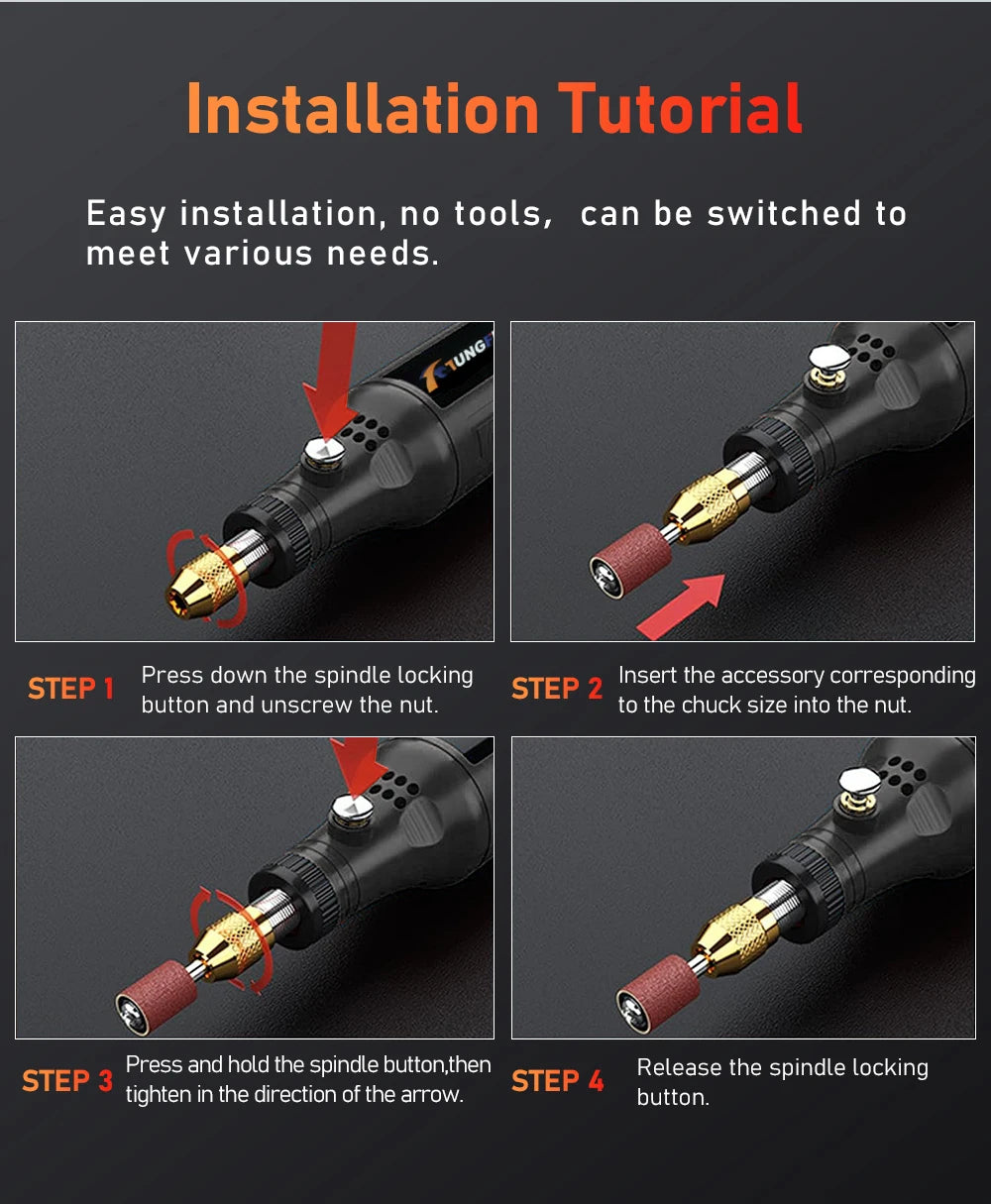 Mini Electric Drill USB Wireless Mini Handheld Drill Rotary Tool Woodworking Engraving Pen Dremel Tools for Jewelry Metal Glass - Shoppiline