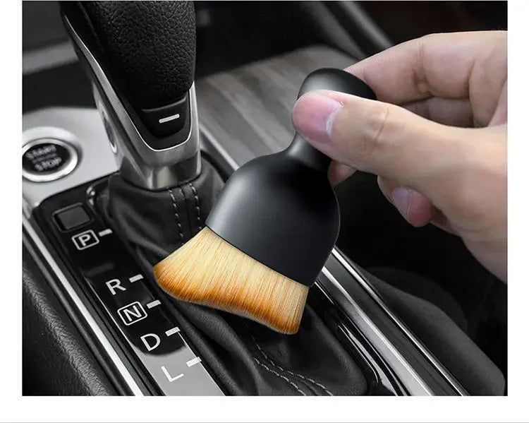Auto-Lüftungsreiniger weiche Bürste mit Gehäuse Auto-Innenraumreinigungswerkzeug Künstliche Auto-Bürste Auto-Spaltenentstaubung Auto-Detailing