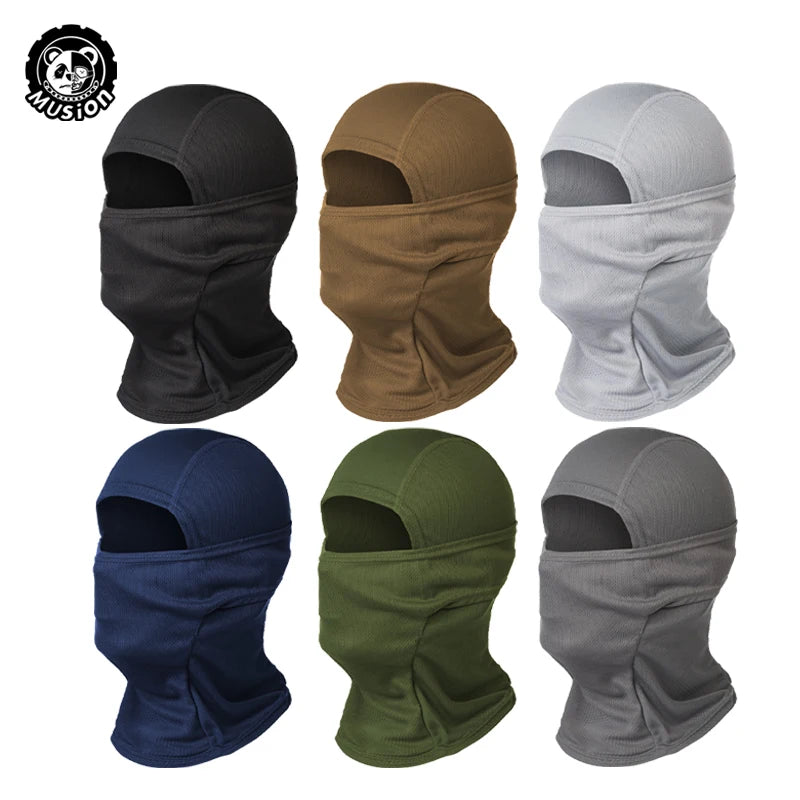 Musion Motorrad Sturmhaube Sonnenschutz Vollgesichtsmaske Atmungsaktives Mesh Airsoft Maske Sturmhaube Fahrrad Radfahren Kopfbedeckung Unde