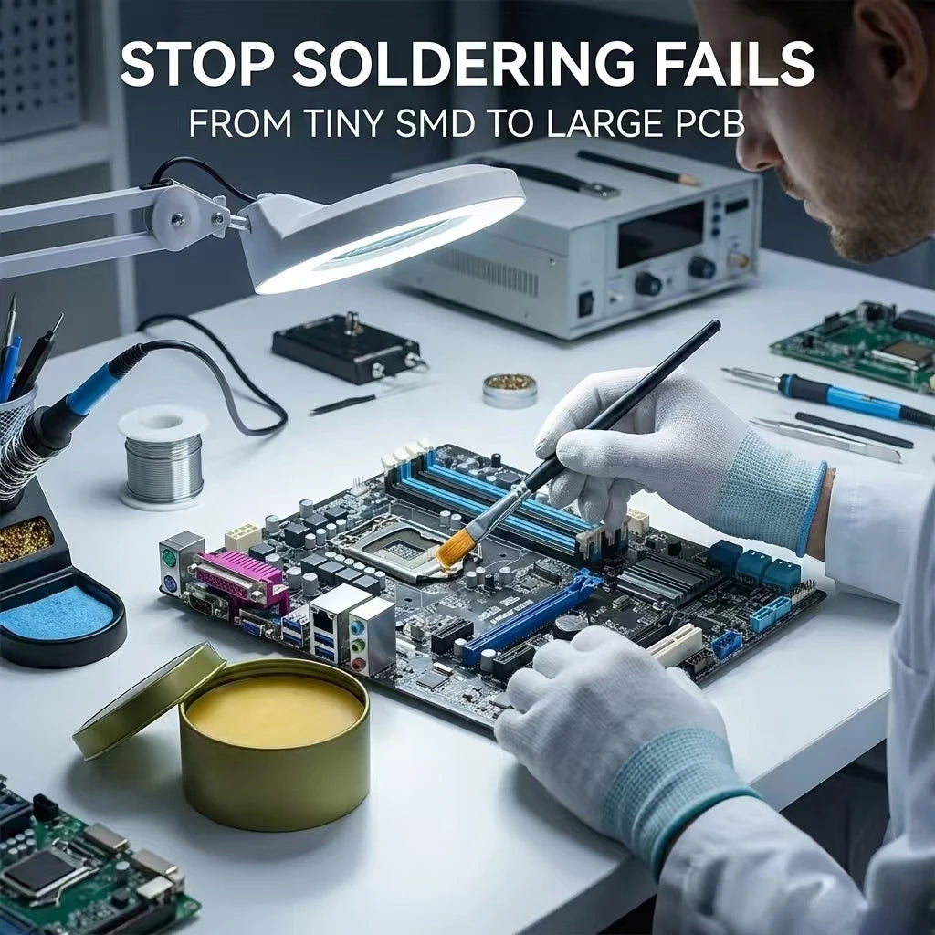 Solder Paste Rosin Flux 10g/30g/100g Lead-free Welding Flux Iron Repair Welding Paste Soldering Tin Soldering Oil Soldering Flux
