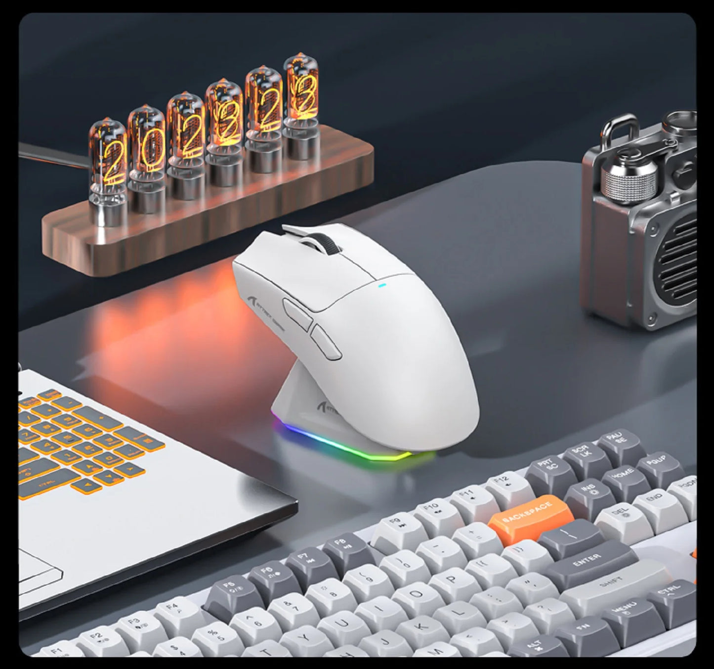 Attack Shark X11&R1 Wireless Gaming Mouse - Tri-Mode , PAW3311 Sensor,22K DPI, 400 IPS, RGB PC Gaming Mouse