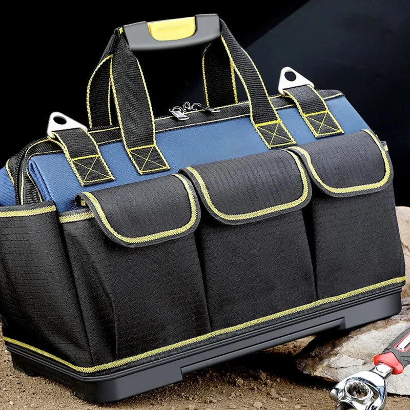 Multifunctional 13in-23inch Tool Bag Thicken big Capacity Waterproof Wear-Resistant Toolkit MultiPocket Electrician Storage Bag - Shoppiline