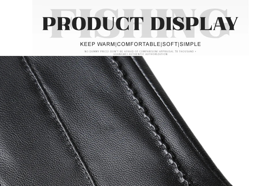 Women's sheepskin gloves winter warm plus velvet short thin touch screen driving color women's leather gloves good quality -2226