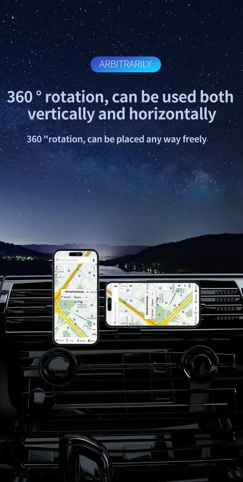 Magnetic Car Wireless Charger RGB For iPhone12 13 14 15 16 17 Pro Max Macsafe Car Phone Holder Stand Mount Fast Charging Station - Shoppiline