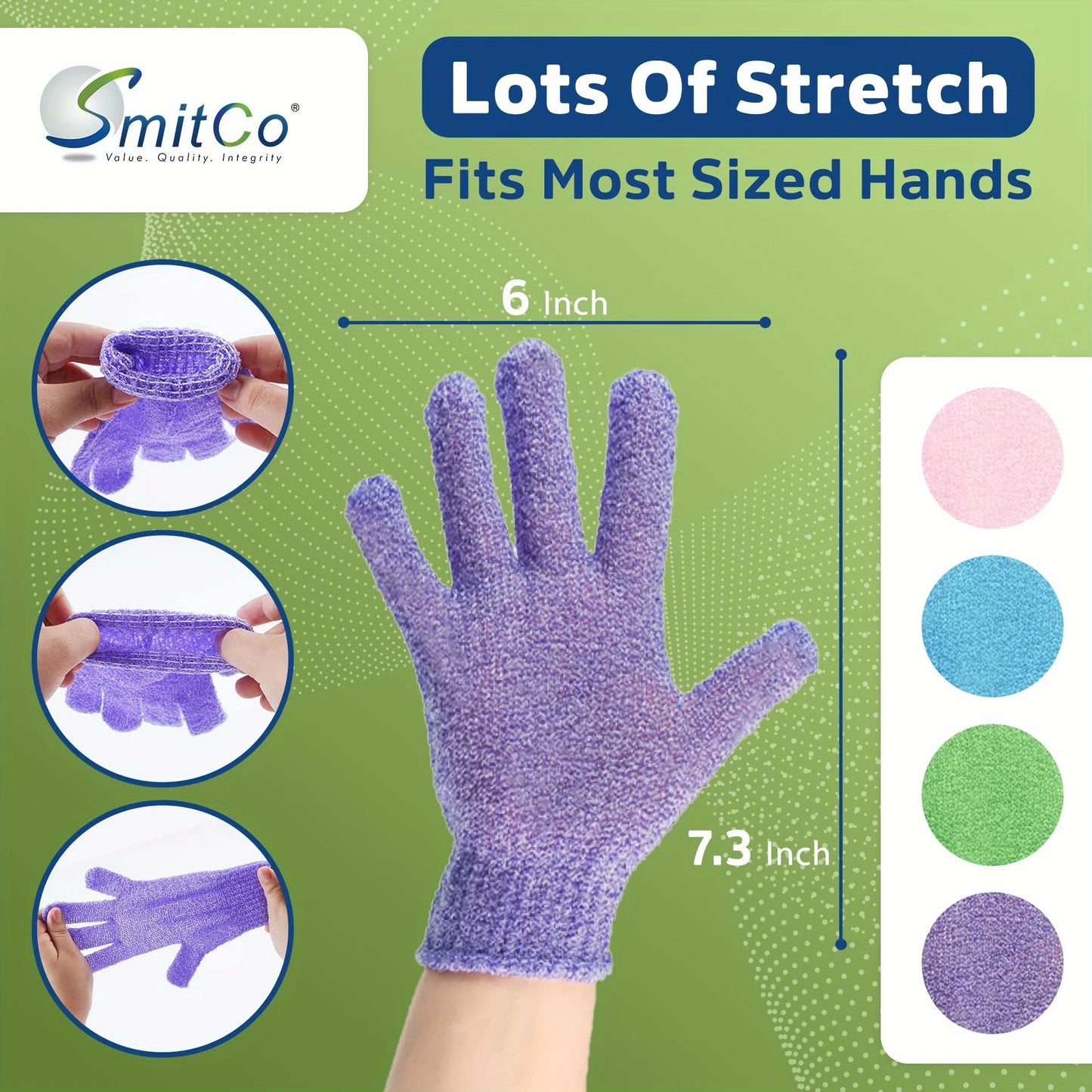 1-10pcs Colourful Exfoliating Gloves, Bath Gloves For Shower, Double Sided Exfoliating Gloves, For Spa, Massage And Body Scrubs