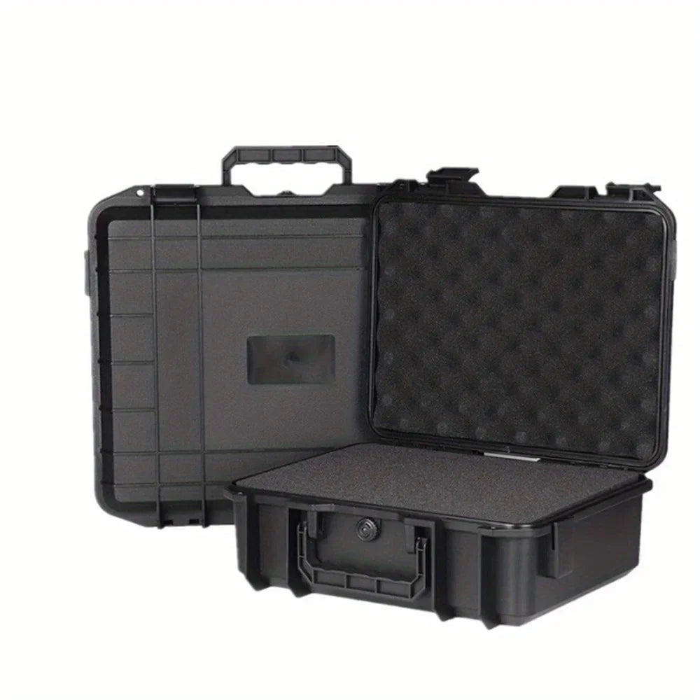 Waterproof Hard Carry Case Bag Toolbox With Pre-cut Sponge Storage Box Safety Protector Organizer Hardware Box Impact Resistant - Shoppiline
