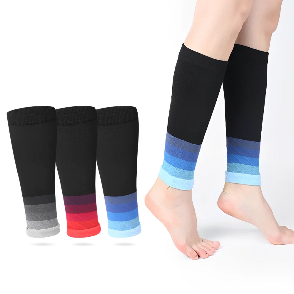 1Pair Calf Compression Sleeves Running Leg Sleeve 20-30Mmhg Socks For Shin Splint Men Women Varicose Vein Fatigue Relief