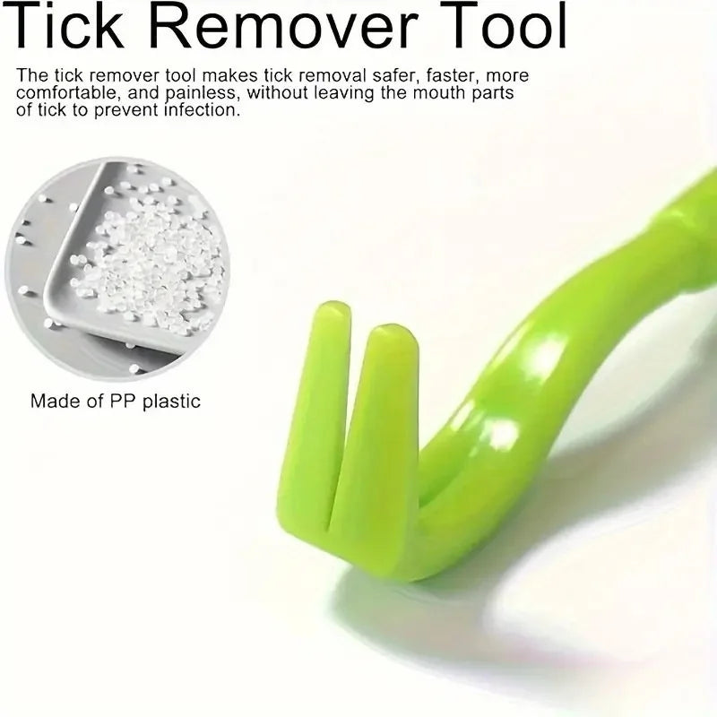 Pet Flea Remover Hook Tick Removal Tweezer - Dog Cat Tick Extractor Comb Louse Pliers - Pet Care Accessories Scratching Tool