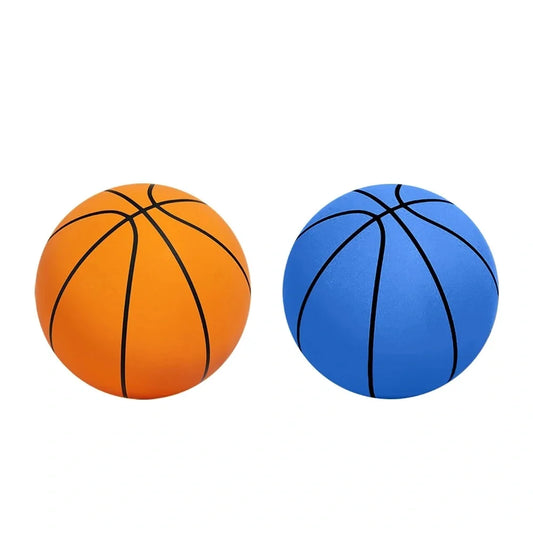 Foam Basketball Kids Silent Basketball Bouncing Mute Silent Ball Bounce Squeezable Mute Bouncing Basketball - Shoppiline