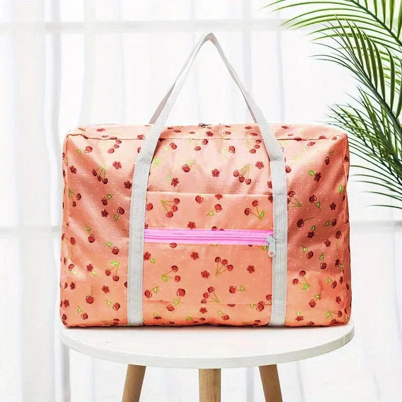 Tragbare und leichte Reisetasche, Sport- und Fitnesstasche mit großem Fassungsvermögen, faltbare Handgepäcktasche