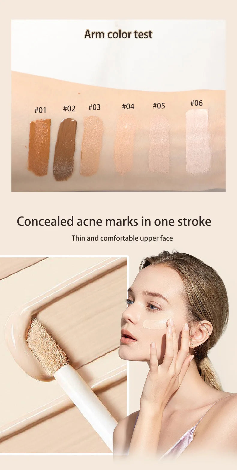 Concealer Liquid Foundation For A Long Time Moisturizing And Delicate And Not Easy To Remove Makeup