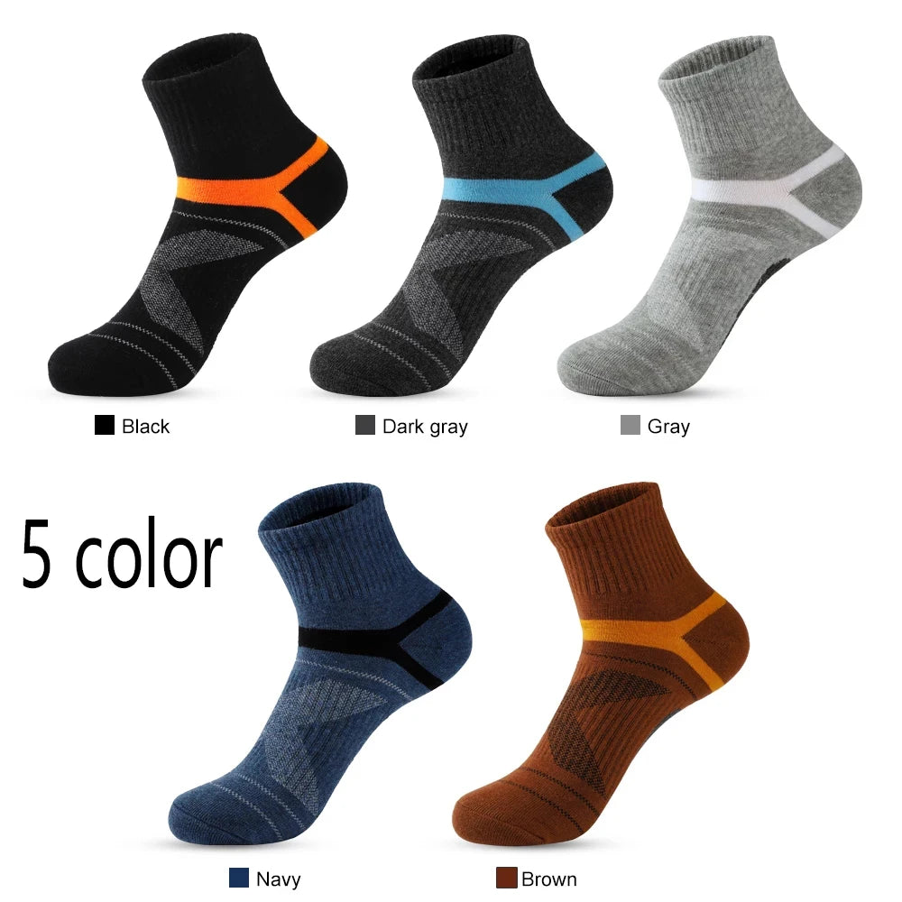 3 paires de chaussettes noires de haute qualité pour hommes, chaussettes de sport noires, décontractées, douces, pour la course à pied, d'été, absorbantes, respirantes, chaussettes masculines