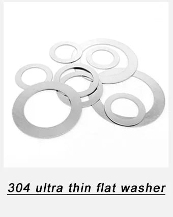 CM M2 M2.5 M3 M4 M5 M6 M8 Hex Hexagon Socket Ultra Thin Flat Wafer Allen Head Bolt Screw 304 A2-70 Stainless Steel