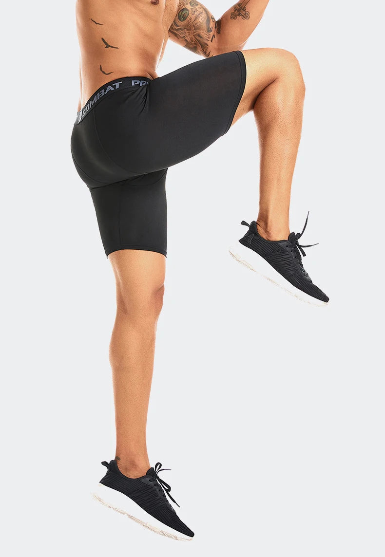 Legging Sport Homme, Short de base, Séchage Rapide, Fitness, Course à Pied, Athlétisme, Entraînement de Basketball, Compression