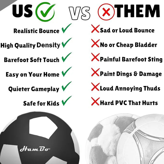Silent Football Ball Dia.7/8/9inch Indoor Silent Foam Soccer Ball Mute Bouncing Ball Silent Basketball Children Silent Ball Gift - Shoppiline