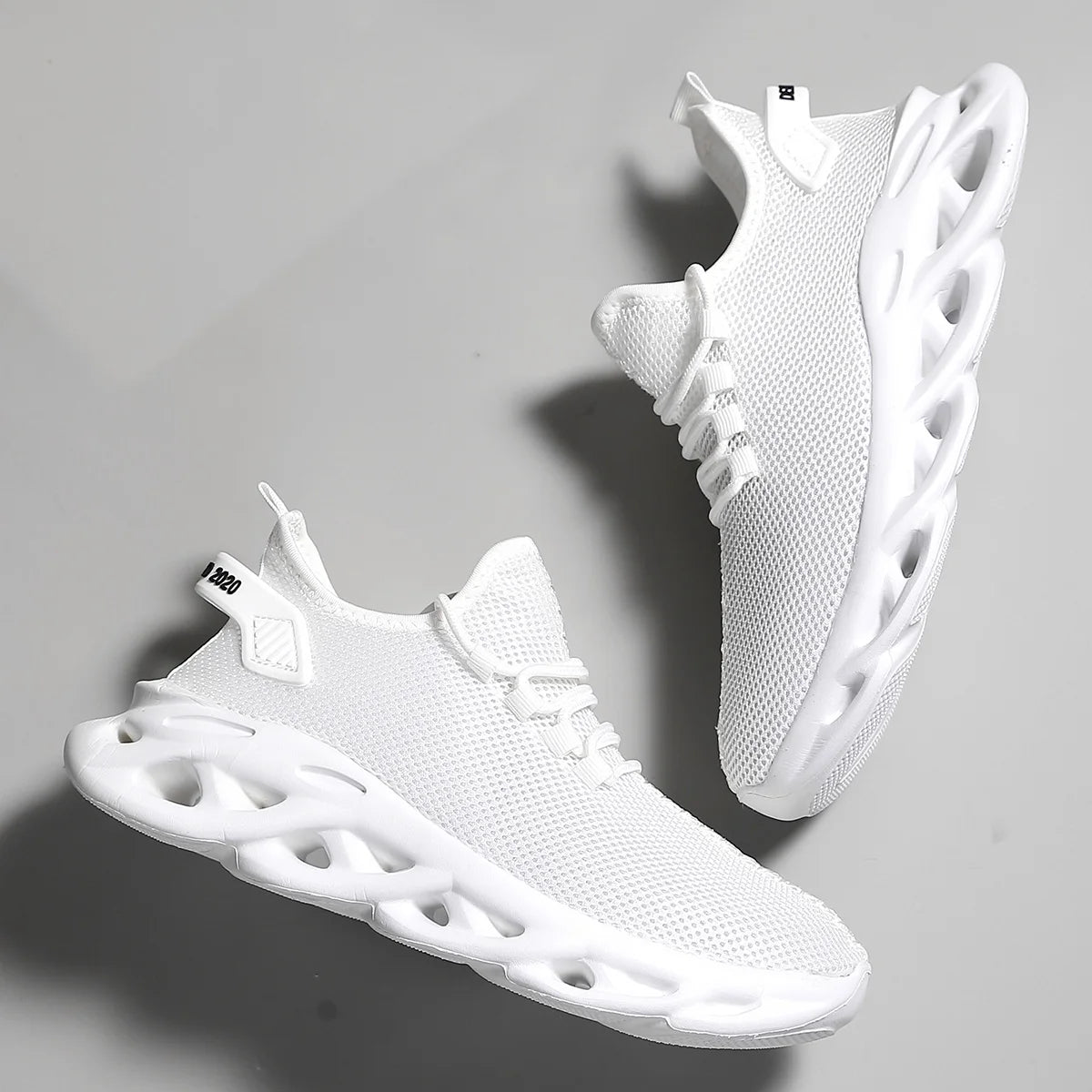 Men Casual Sport Shoes Breathable Lightweight Sneakers Outdoor Mesh Black Running Shoes Athletic Jogging Tenis Walking Shoes - Shoppiline