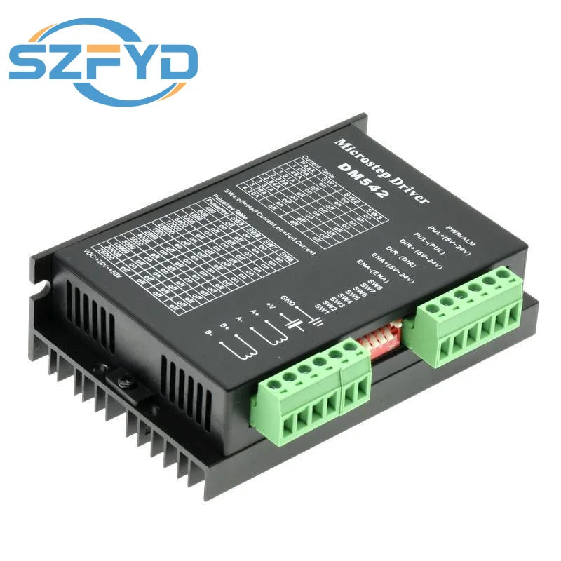 DM542/DM556 Microstep Motor Driver - For Nema17/Nema23 Stepper Motors - 20-50V DC, 1-5.6A - Shoppiline