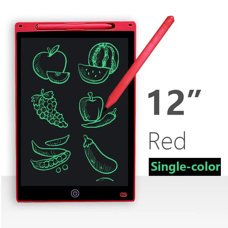 Digital LCD Writing Tablet Board 8/12 Inch Drawing Tablet Screen Kids Graphic Tablet Toys for Children