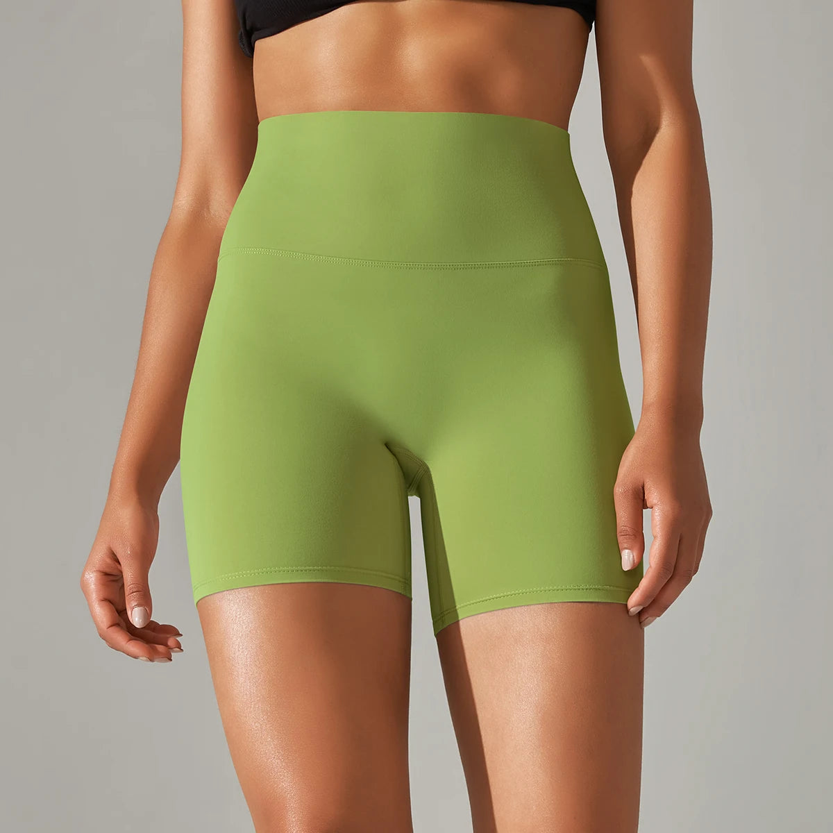 1PC Yoga Shorts Women Fitness Shorts Running Cycling Shorts Breathable Sports Leggings High Waist Summer Workout Gym Shorts