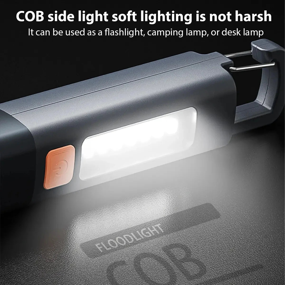LED XPE Mini Portable Torch Super Bright COB Side Lights Zoomable Waterproof Outdoor Fishing Hunting Camping Flashlight