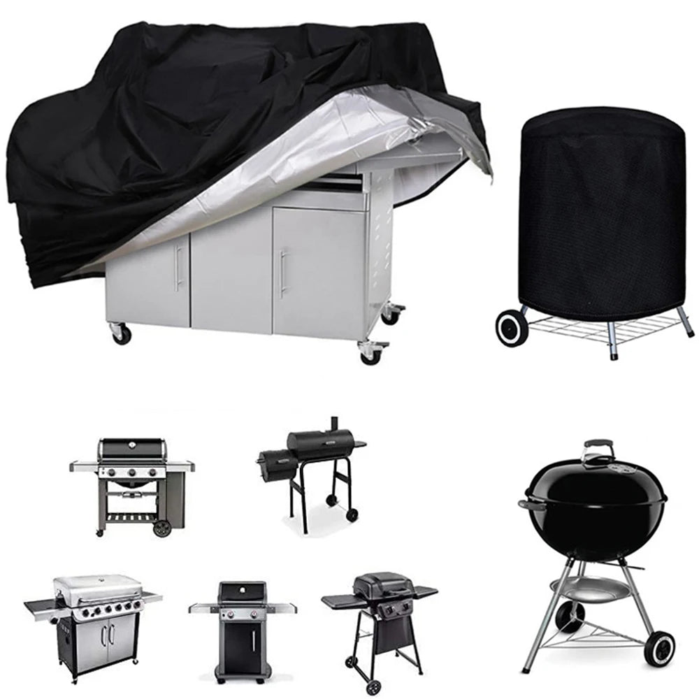 Bbq Barbecue Grill Cover Waterproof Cover Multi-Functional Dust And Waterproof Protective Cover For Barbecue Grills