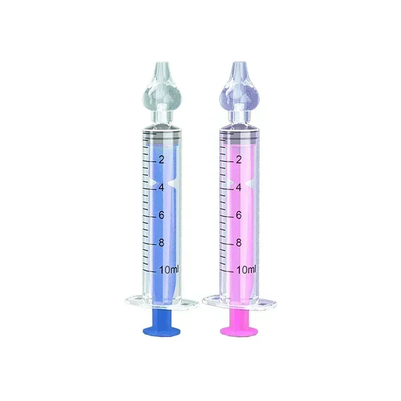 10ML/20ML Baby Nasal Aspirator Syringe Baby Nose Cleaner Rhinitis Nasal Washer Irrigator Needle Baby Nose Washing for Children