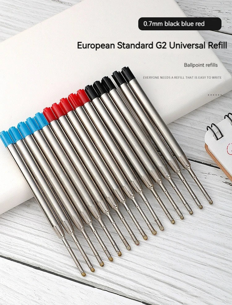 5-20pcs L:3.9 in/99mm Ballpoint Pen G2 Refills for Medium Point Blue Red Black Ink Rods for Office Stationery School Supplies