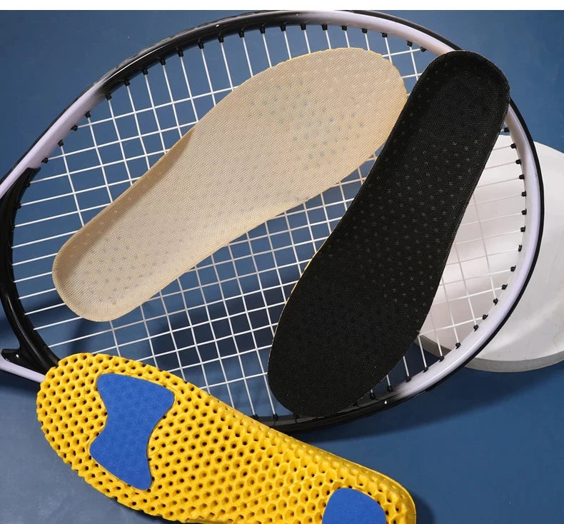 3 Paar Memory Foam Orthopädische Einlegesohlen für Schuhe Sohlenpolster Mesh Deodorant Atmungsaktive Turnschuhe Laufkissen für Herren Damen