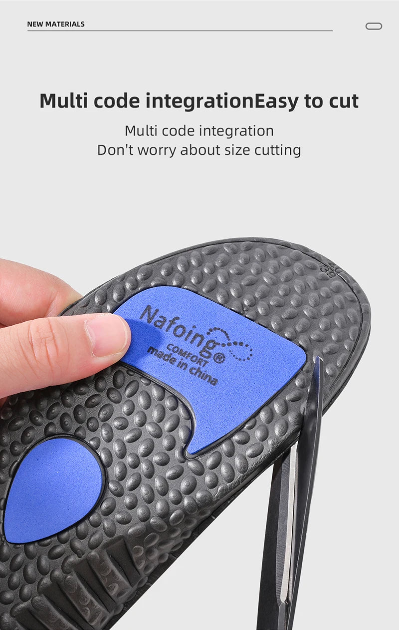 1 Pair Sports Insoles Elastic Running Insole For Shoes Arch Support Insole Absorption Deodorant Breathable Insoles