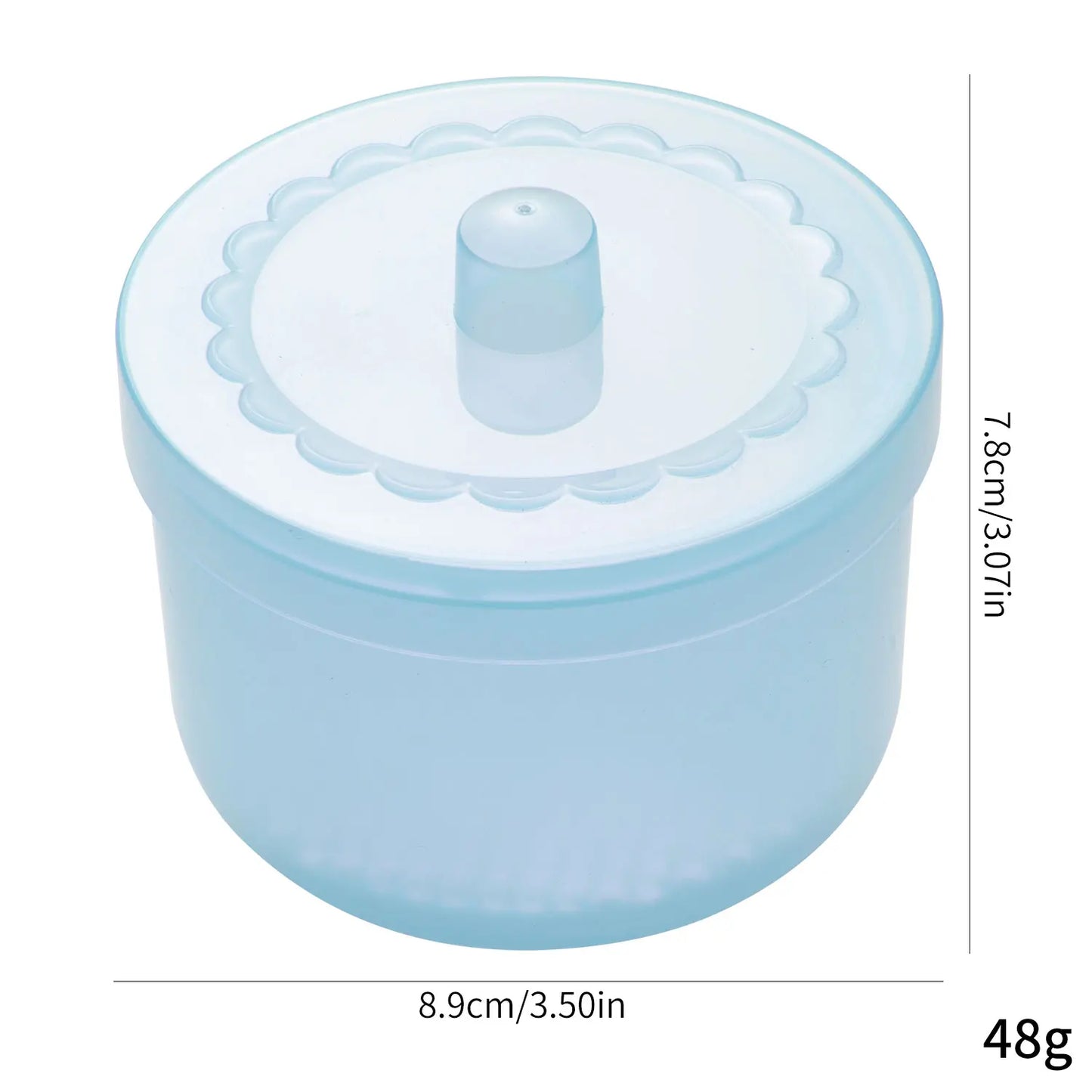 Nail Drill Bits Disinfection Box Double Layer Filtration Cleaning Box Manicure Storage Case Nail Brush Cleaning Container