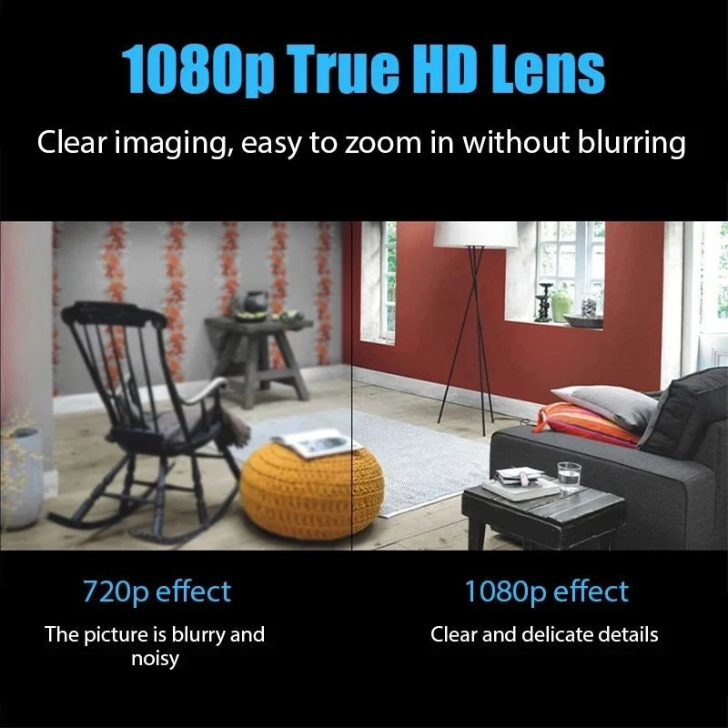 New X5 Mini Night Vision 1080P Wireless Surveillance Camera Lightweight Clear Portable Motion Detection Premium Quality