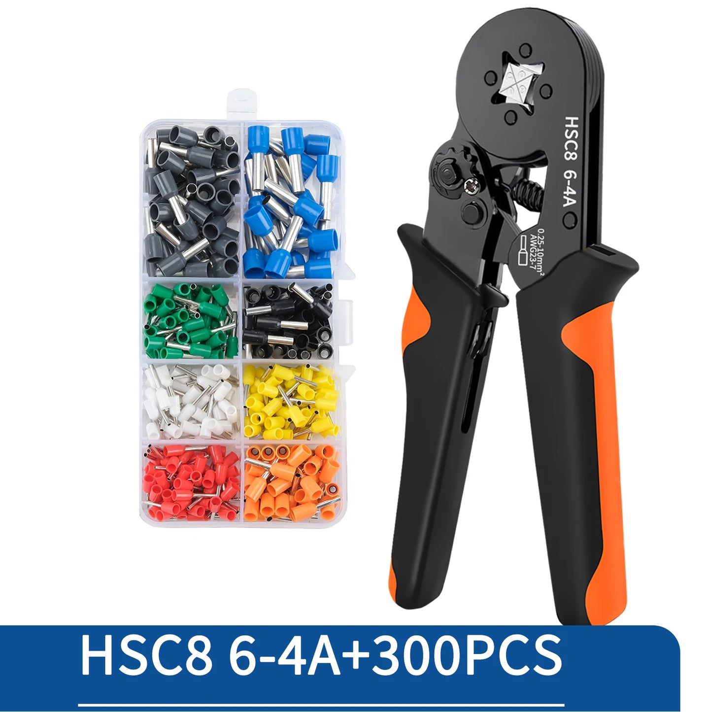 Crimping Pliers Ferrule Sleeves Tubular Terminal Tools HSC8 6-4 10-6 16-6 Wire Crimper Household Electrical Sets Terminal - Shoppiline