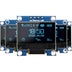 0.96 Inch OLED Display Module, 128x64 Pixel I2C SSD1306 Luminous OLED Screen Board Compatible with Arduino Raspberry Pi ESP32