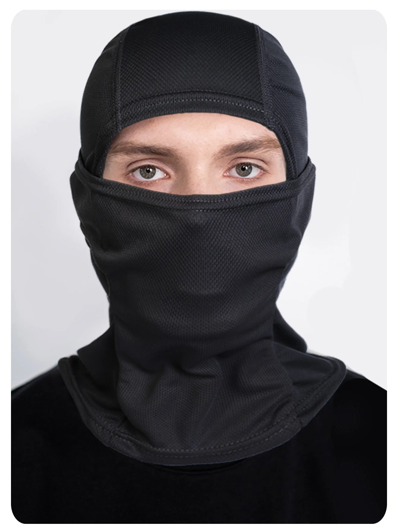 Musion Motorrad Sturmhaube Sonnenschutz Vollgesichtsmaske Atmungsaktives Mesh Airsoft Maske Sturmhaube Fahrrad Radfahren Kopfbedeckung Unde