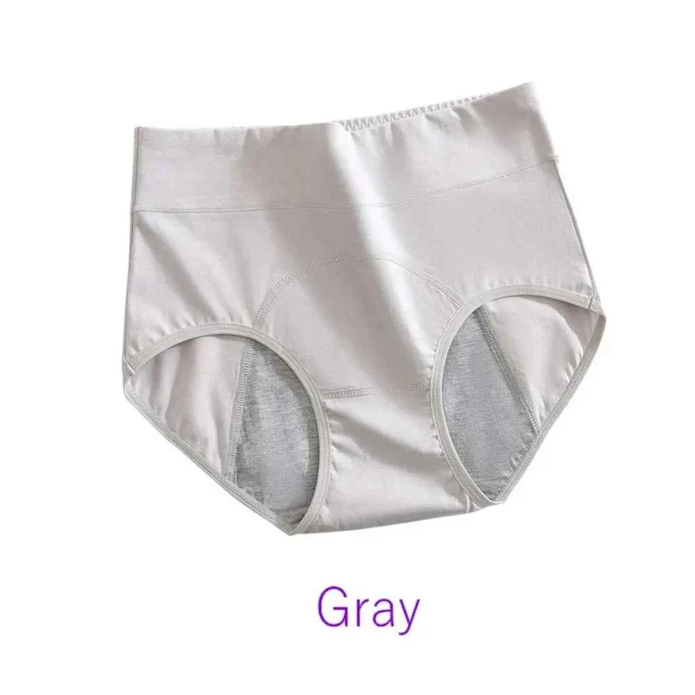 Cotton menstrual underwear, high-waisted underwear overalls, menstrual pants, leak-proof Bragas menstrual pants