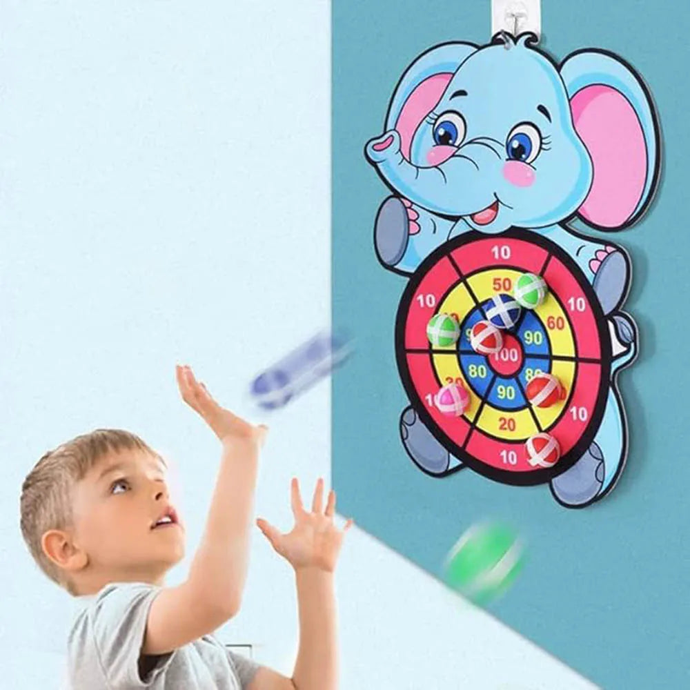 Sticky Ball Dart Board Target Sports Game Toys for Children 3 to 8 Years Old Outdoor Toy Kids Educational Board Games